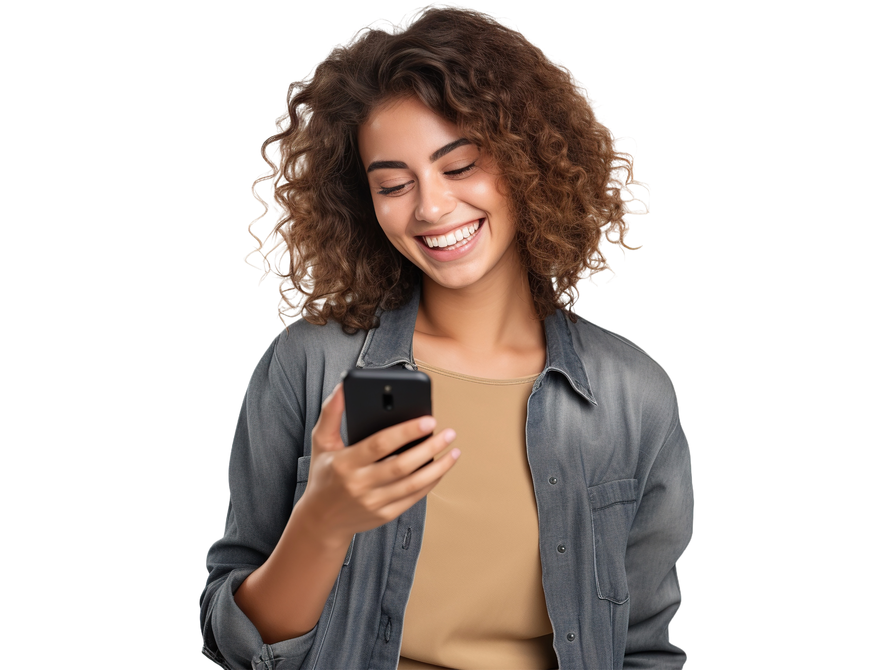 Woman With A Phone (1)